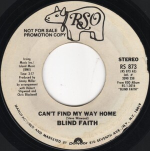 Blind Faith - Can't Find My Way Home (Stereo) - Rate Your Music